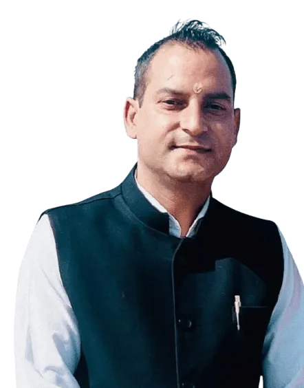 Portrait of Shri Shashi Sharma.